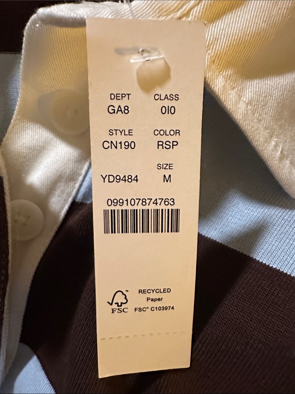 J Crew New Premium Weight Classic Rugby shirt - Picture 3 of 7